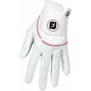 Footjoy Weathersof Golf White/Pink Ľavá ruka S Dámske rukavice vyobraziť