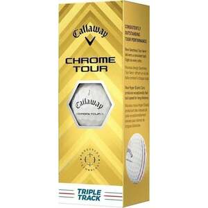 Callaway Chrome Tour White Triple Track Golfové lopty vyobraziť