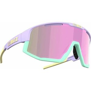 Bliz Fusion 52305-34 Matt Pastel Purple w Yellow Logo Mint Jawbone/Brown w Pink Multi plus Spare Jawbone Yellow Cyklistické okuliare vyobraziť