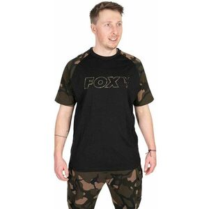 Fox Fishing Tričko Black/Camo Logo T-Shirt - L vyobraziť