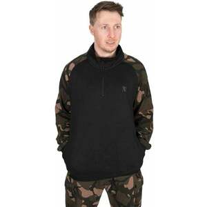 Fox Fishing Mikina LW Black/Camo Qtr Zip - S vyobraziť