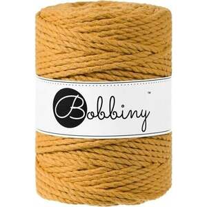 Bobbiny 3PLY Macrame Rope 5 mm 100 m Mustard Špagát vyobraziť