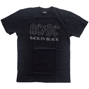 AC/DC Tričko Back In Black Unisex Black L vyobraziť