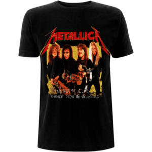 Metallica Tričko Garage Photo Yellow Unisex Black 2XL vyobraziť