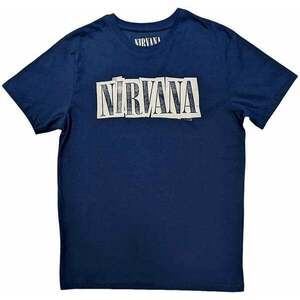 Nirvana Tričko Box Logo Unisex Denim Blue S vyobraziť