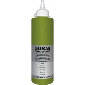 Lukas Cryl Studio Plastic Bottle Akrylová farba Olive Green 500 ml 1 ks vyobraziť