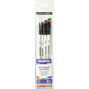 Daler Rowney Graduate Multi-Technique Brush Synthetic Sada štetcov 4 ks vyobraziť