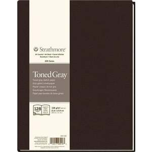 Strathmore Serie 400 Toned Gray Hardbound Book Skicár 28 x 22 cm 118 g vyobraziť