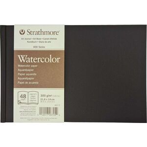 Strathmore Serie 400 Cold Press Watercolour Hardbound Book Skicár 22 x 14 cm 300 g vyobraziť