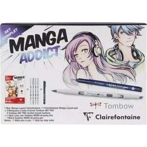 Clairefontaine Manga Addict Set Skicár A5 100 g vyobraziť