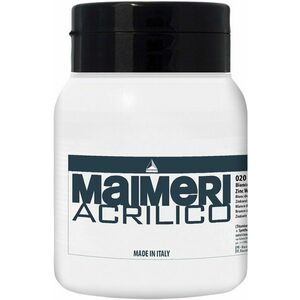 Maimeri Acrilico Akrylová farba Zinc White 020 500 ml 1 ks vyobraziť