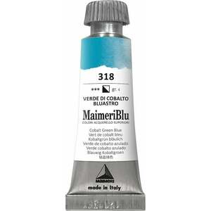 Maimeri Blu Akvarelová farba Cobalt Green Blueish 318 12 ml 1 ks vyobraziť