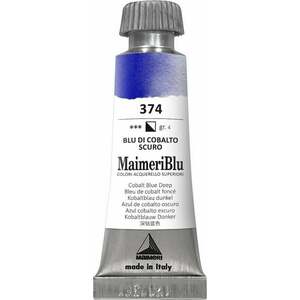 Maimeri Blu Akvarelová farba Cobalt Blue Deep 374 12 ml 1 ks vyobraziť