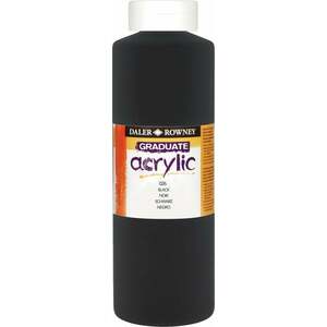 Daler Rowney Graduate Akrylová farba Black 1000 ml 1 ks vyobraziť