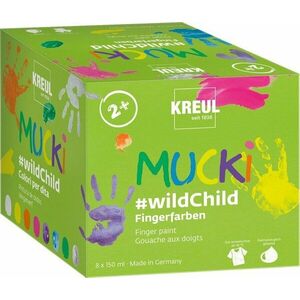 Kreul 2305 Sada prstových farieb #Wildchild 8 x 150 ml vyobraziť