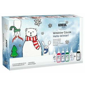 Kreul 42853 Sada farieb na sklo Hello Winter 6 x 80 ml vyobraziť