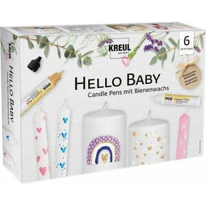 Kreul 49758 Sada pier na sviečky Hello Baby 6 ks vyobraziť