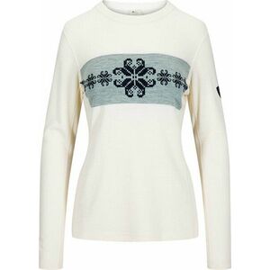 Dale of Norway Falkeberg Womens Crew Neck Baselayer Off White/Navy XS Sveter vyobraziť