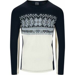 Dale of Norway Vail Mens Crew Neck Baselayer Off White/Navy S Sveter vyobraziť