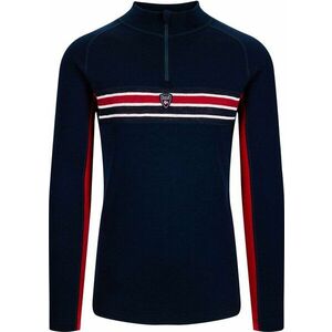 Dale of Norway Aksla Mens Half Zip Baselayer Navy/Red/Off White M Sveter vyobraziť