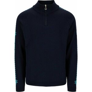 Dale of Norway Geilo Mens Merino Wool Sweater Marine/Peacock L Sveter vyobraziť