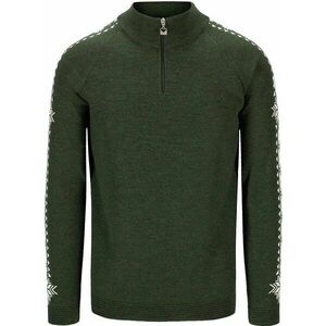 Dale of Norway Geilo Mens Merino Wool Sweater Dark Green/Off White M Sveter vyobraziť