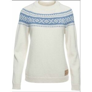 Dale of Norway Vågsøy Womens Wool Sweater Off White/Blueshadow S Sveter vyobraziť