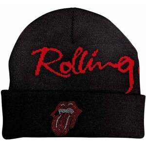 The Rolling Stones Čiapka Embellished Classic Tongue Black vyobraziť