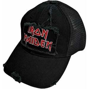 Iron Maiden Šiltovka Scuffed Logo Black vyobraziť