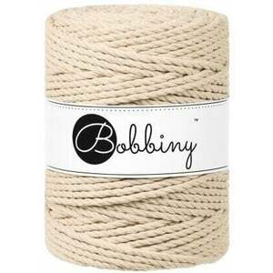 Bobbiny 3PLY Macrame Rope 5 mm 100 m Warm Beige Špagát vyobraziť