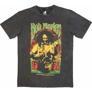 Bob Marley Tričko 1978 Stone Wash Unisex Charcoal Grey S vyobraziť