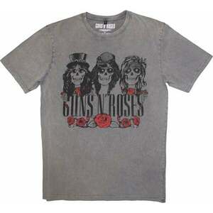 Guns N' Roses Tričko Hell Group Stone Wash Unisex Grey S vyobraziť