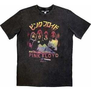 Pink Floyd Tričko Japan Poster Stone Wash Unisex Charcoal Grey S vyobraziť