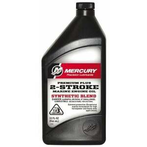 Mercury Premium Plus 2-Stroke Marine Engine Oil Synthetic Blend 1 L Lodný motorový olej 2 takt vyobraziť