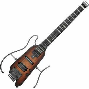 Donner HUSH-X Sunburst Headless gitara vyobraziť