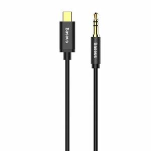 Baseus Yiven audio kábel USB-C / 3.5mm jack 1.2m, čierny (CAM01-01) vyobraziť