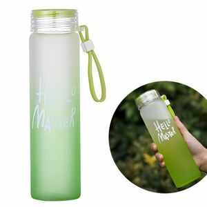 Livefy sklenená fľaša Glassy 400ml, zelená vyobraziť