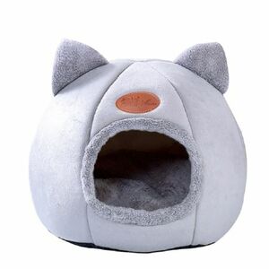 Livefy Plush pelech pre mačky 36x36 cm, sivý vyobraziť