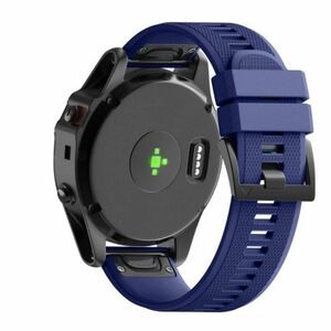 BStrap Silicone Acton remienok na Garmin Fenix 5 / 6 / 6 Pro / 7 / 8 47mm / E, dark blue (SGA001C03) vyobraziť