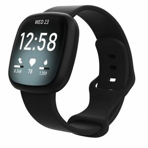 BStrap Silicone (Large) remienok na Fitbit Versa 3, black (SFI013C01) vyobraziť