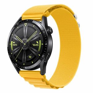 BStrap Nylon Loop remienok na Xiaomi Amazfit GTR Mini, yellow vyobraziť