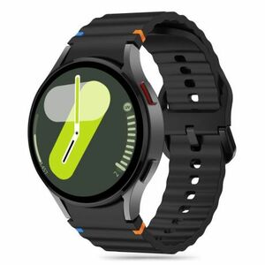 Tech-Protect Silicone Sport remienok na Samsung Galaxy Watch 4 / 5 / 5 Pro / 6 / 7 / FE, black vyobraziť