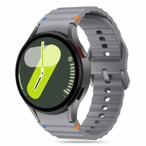 Tech-Protect Silicone Sport remienok na Samsung Galaxy Watch 4 / 5 / 5 Pro / 6 / 7 / FE, crayon grey vyobraziť