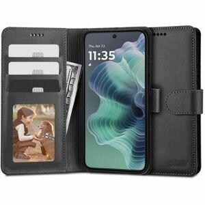 Tech-Protect Wallet knižkové puzdro na Motorola Moto G35 5G, čierne vyobraziť