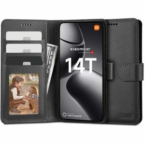 Tech-Protect Wallet knižkové puzdro na Xiaomi 14T, čierne vyobraziť