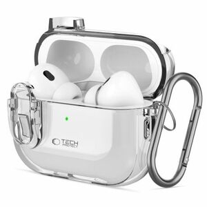 Tech-Protect Slim Hook puzdro na Apple AirPods Pro 1 / 2, priesvitné vyobraziť