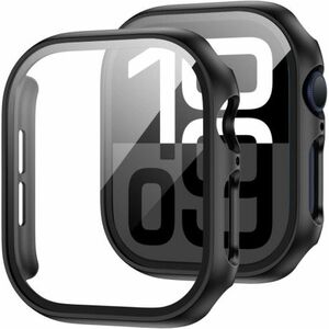 Tech-Protect Defense 360 puzdro so sklom na Apple Watch 10 42mm, čierne vyobraziť