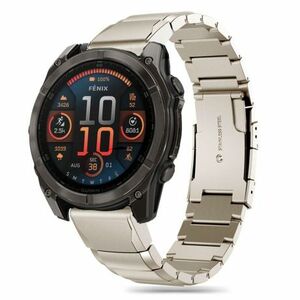 Tech-Protect Steelband remienok na Garmin Fenix 5x / 5x Plus / 6x / 6x Pro / 7x / 8 51mm, titanium vyobraziť