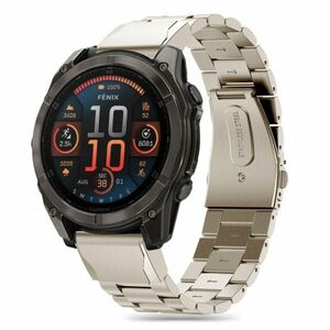 Tech-Protect Stainless remienok na Garmin Fenix 5x / 5x Plus / 6x / 6x Pro / 7x / 8 51mm, titanium vyobraziť