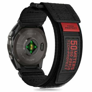 Tech-Protect Scout Pro remienok na Garmin Fenix 5x / 5x Plus / 6x / 6x Pro / 7x / 8 51mm, black vyobraziť